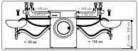 Стирально-сушильная машина Korting KWD 58L1496 S