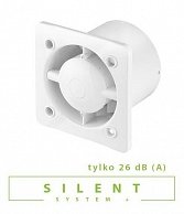 Вытяжной вентилятор Awenta System+ Silent 125M KWS125M-PI125 белый