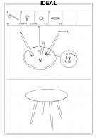 Стол обеденный Signal  IDEAL
