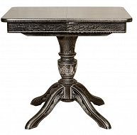 Обеденны стол Оримэкс Рондо-ПР  дуб/тон венге с серебряной патиной/резьба