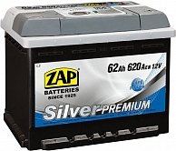 Аккумулятор ZAP SILVER PREMIUM 62Ah (562 35) (R+) о.п.
