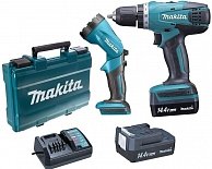 Дрель-шуруповерт аккумуляторная DF 347 DWLE, MAKITA,  Makita Makita DF347DWLE