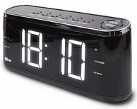 Электронные часы (радиочасы) Ritmix RRC-1810 (черный)