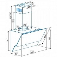 Кухонная вытяжка CATA AG4-A600 GWH