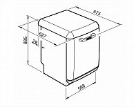 Посудомоечная машина Smeg LVFABBL3 черный