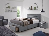 Кровать Signal INES 160/200 серый