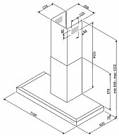 Вытяжка Smeg KS110XE