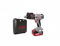Дрель-шуруповерт аккумуляторная ударная Crown CT21093HMX-4 BMC