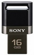 USB Flash Sony On-The-Go Black 16GB