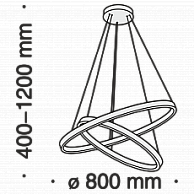 Потолочный светильник Maytoni Rim MOD058PL-L74BS4K