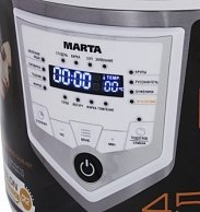 Мультиварка Marta MT-4301  белый/сталь