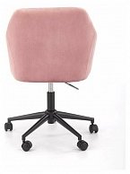 Кресло компьютерное Halmar FRESCO розовый/черный