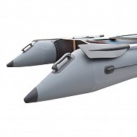 Надувная моторная лодка Stella SM290 (реечная слань) серый