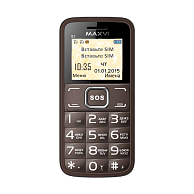 Мобильный телефон Maxvi B2 DS  Coffee