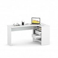 Компьютерный стол  Сокол СПм-25 белый правый белый
