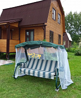 Качели садовые Удачная мебель  Милан  (зеленый 305)