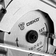 Пила циркулярная Deko DKCS20 Laser  с 2-мя АКБ (063-4210)