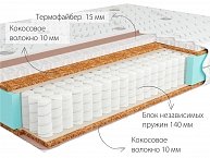 Матрас KONDOR Mister-2 Medio 90х200 (термофайбер) трикотаж (06)