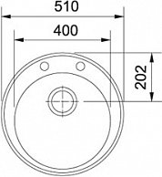 Кухонная мойка Franke Ronda ROG 610-41 сахара (114.0175.358)