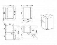 Холодильник Smeg FAB10RPB5