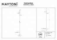 Торшер Maytoni MOD070FL-L12B3K