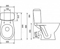 Унитаз Cersanit 382 Koral 031 (CCKZ1011761753)