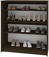 Шкаф для обуви  Кортекс-мебель СЕНАТОР ШК41 классика, ДСП+ДСП Венге / Дуб сонома