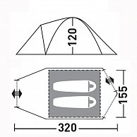 Палатка GREENELL  Лимерик 2