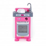 Игровой набор Полесье Carmen №1 с посудомоечной машиной розовый (в пакете)  (47922)