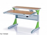 Регулируемый стол-парта  Comf-Pro Harvard Desk  (бук/зелёный)