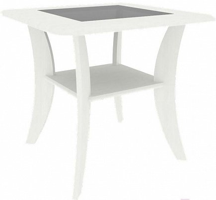 Журнальный столик Кортекс-мебель ЛОТОС-3 Ясень белый