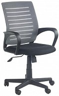 Кресло компьютерное  Halmar SANTANA черно/серый