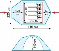Палатка Tramp Lite Hunter 2 / TLT-008