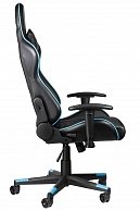 Кресло геймерское  Evolution TACTIC 1  черный/голубой