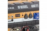 Генератор бензиновый Denzel PS-70EA 7,0 кВт, 230В, 25л, коннектор автоматики, электростартер