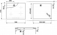 Варочная панель Smeg  SI764AOM
