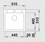 Кухонная мойка  Blanco Pleon 5 черный (525951)