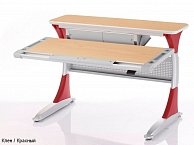 Регулируемый стол-парта  Comf-Pro Harvard Desk  (клен/красный)