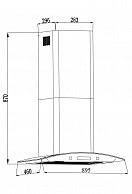 Кухонная вытяжка Backer QD90E-MC INOX 12K 90