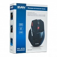 Мышь SVEN GX-970 Gaming USB Black