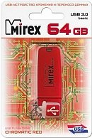 Usb флэш-накопитель Mirex CHROMATIC RED 64GB USB 3.0 (13600-FM3CHR64) RED