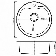 Кухонная мойка Omoikiri Saroma 51 IN нерж. сталь (XML:ТП000215066)