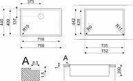 Мойка Smeg VFU71SFR