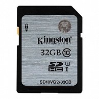 Карта памяти Kingston 32GB SDHC Class10 SD10VG2/32GB