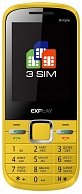 Мобильный телефон Explay Simple желтый