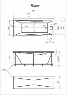 Ванна 1Марка Raguza 180x80 белый