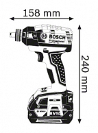 Гайковерт Bosch GDX 18 V-EC (06019B9100)