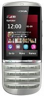 Мобильный телефон Nokia Asha 300 Silver White (300RM-781)