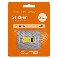 USB Flash QUMO  8GB Sticker  Orange