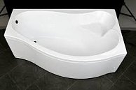 Акриловая ванна AQUANET Palma 170x90/60 R белый (00204023)